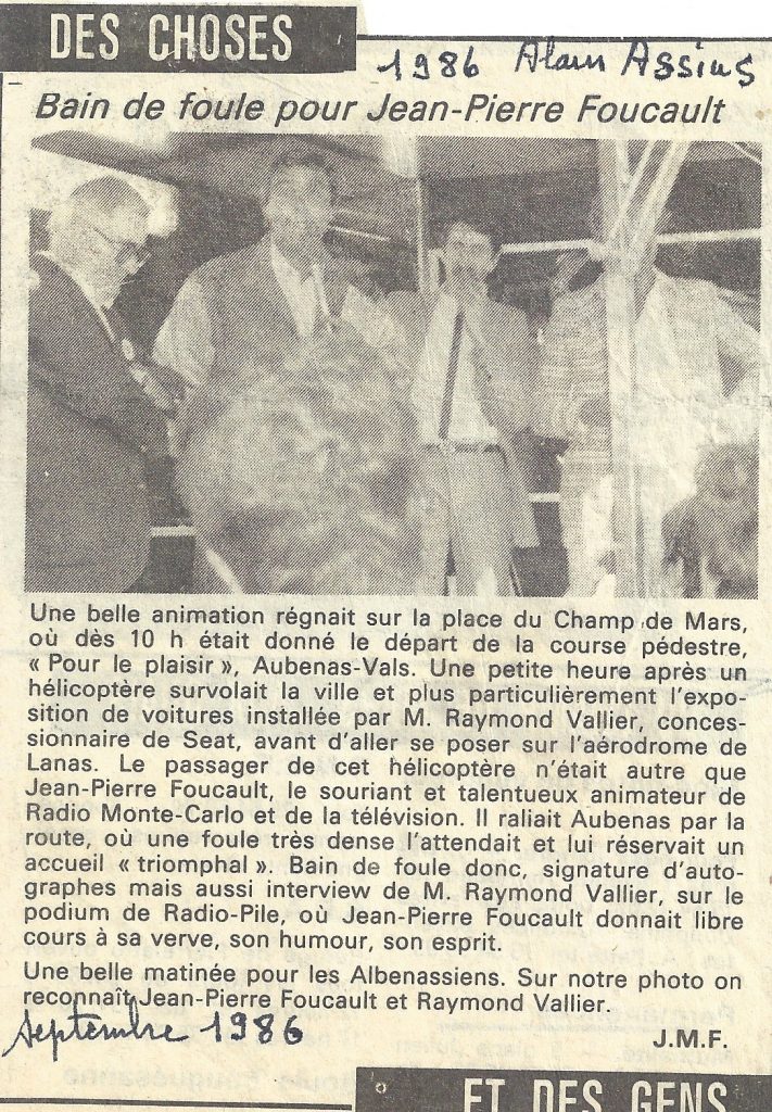 Animation avec J.P. Foucault