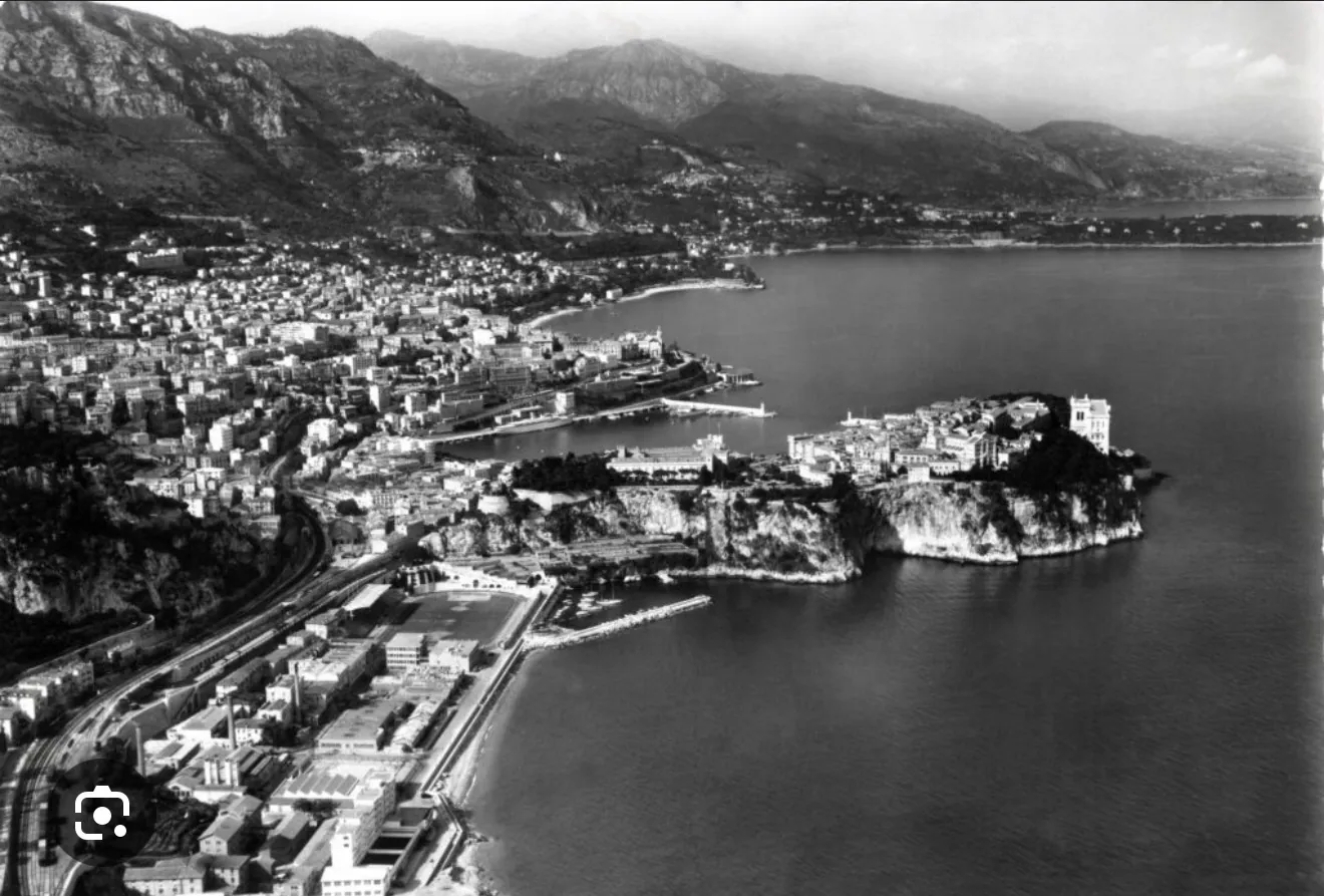Vue générale de Monaco dans les année 78