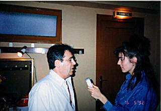 Claude NOUGARO interviewé par Doriane ASSIUS à AUBENAS.